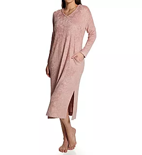 Unwind Feathered Chenille Lounger Nude Blush L