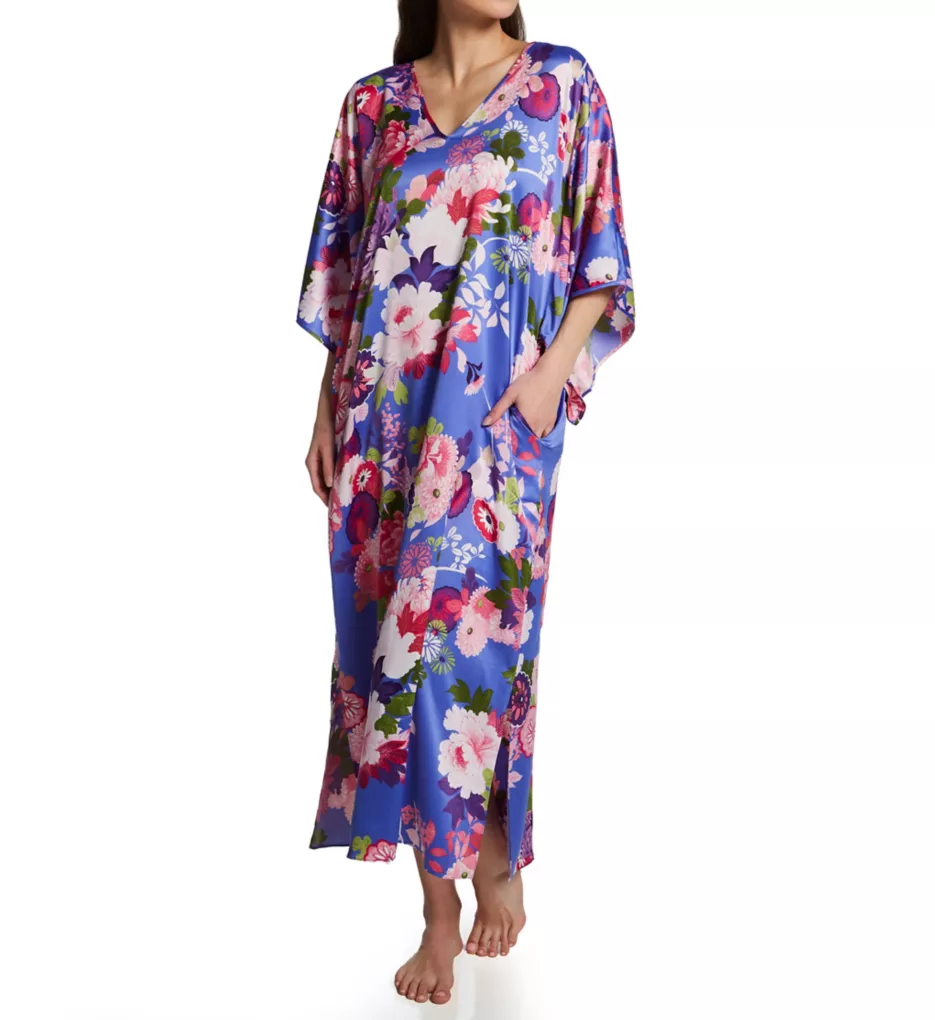 N by Natori Sofia Satin Caftan SC0151 - Image 1