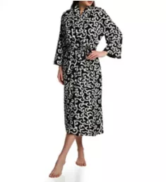 Ottoman Cozy Knit Robe Black Multi S