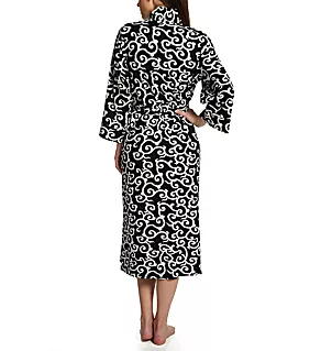Ottoman Cozy Knit Robe Black Multi M