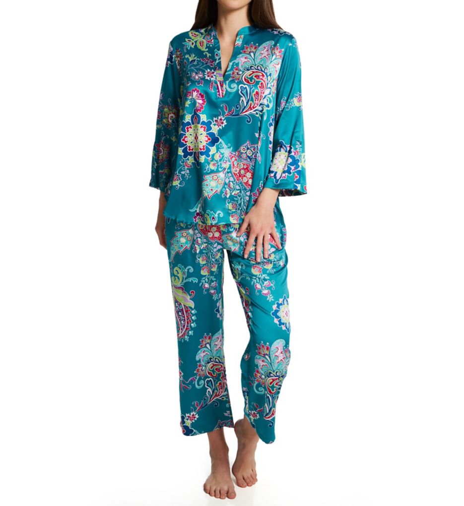 Jaipur Satin Mandarin PJ Set