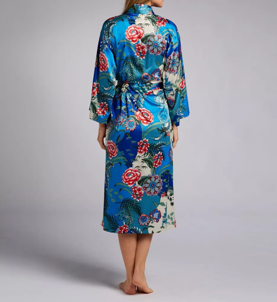 Andalusia Satin Robe Blue S