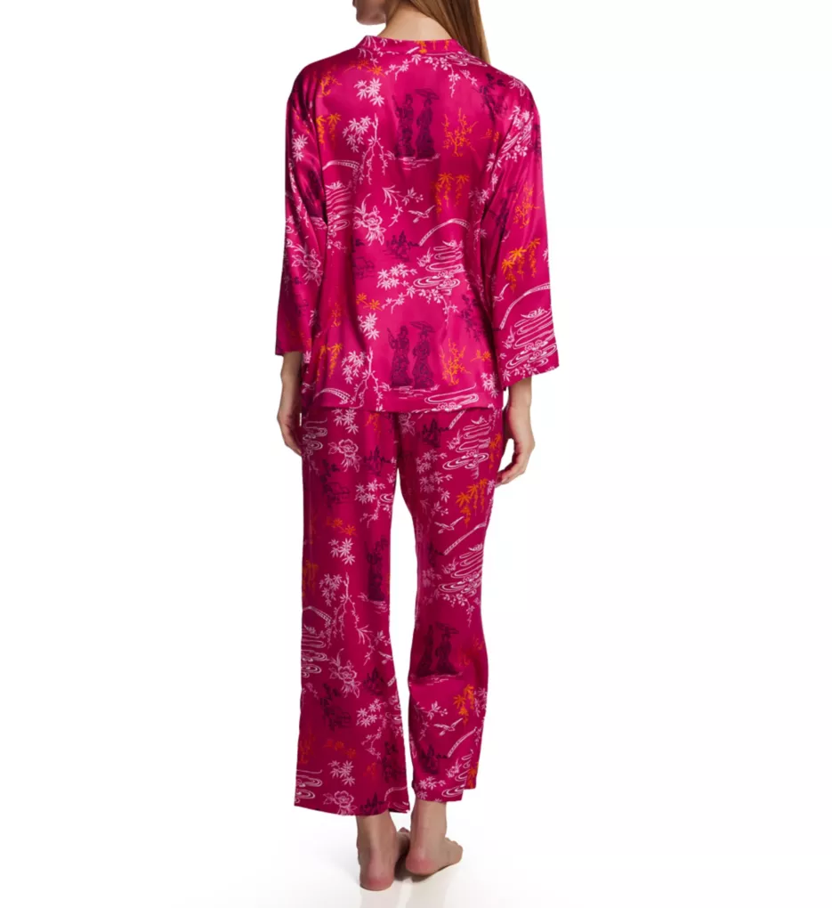 Empress Orchard Mandarin Collar PJ Set Pink Multi M