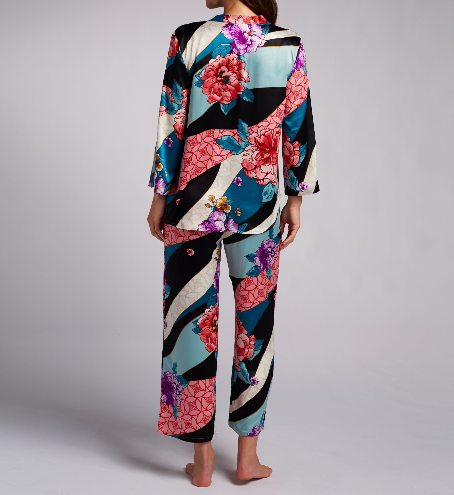 N by Natori Floral Tapestry PJ Set UC6007 - Image 2