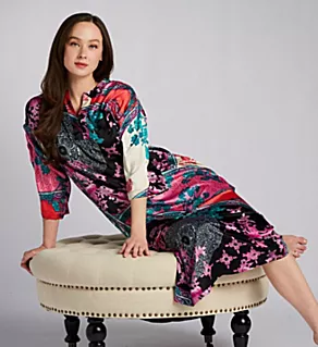 Brocade Caftan Brocade Black S