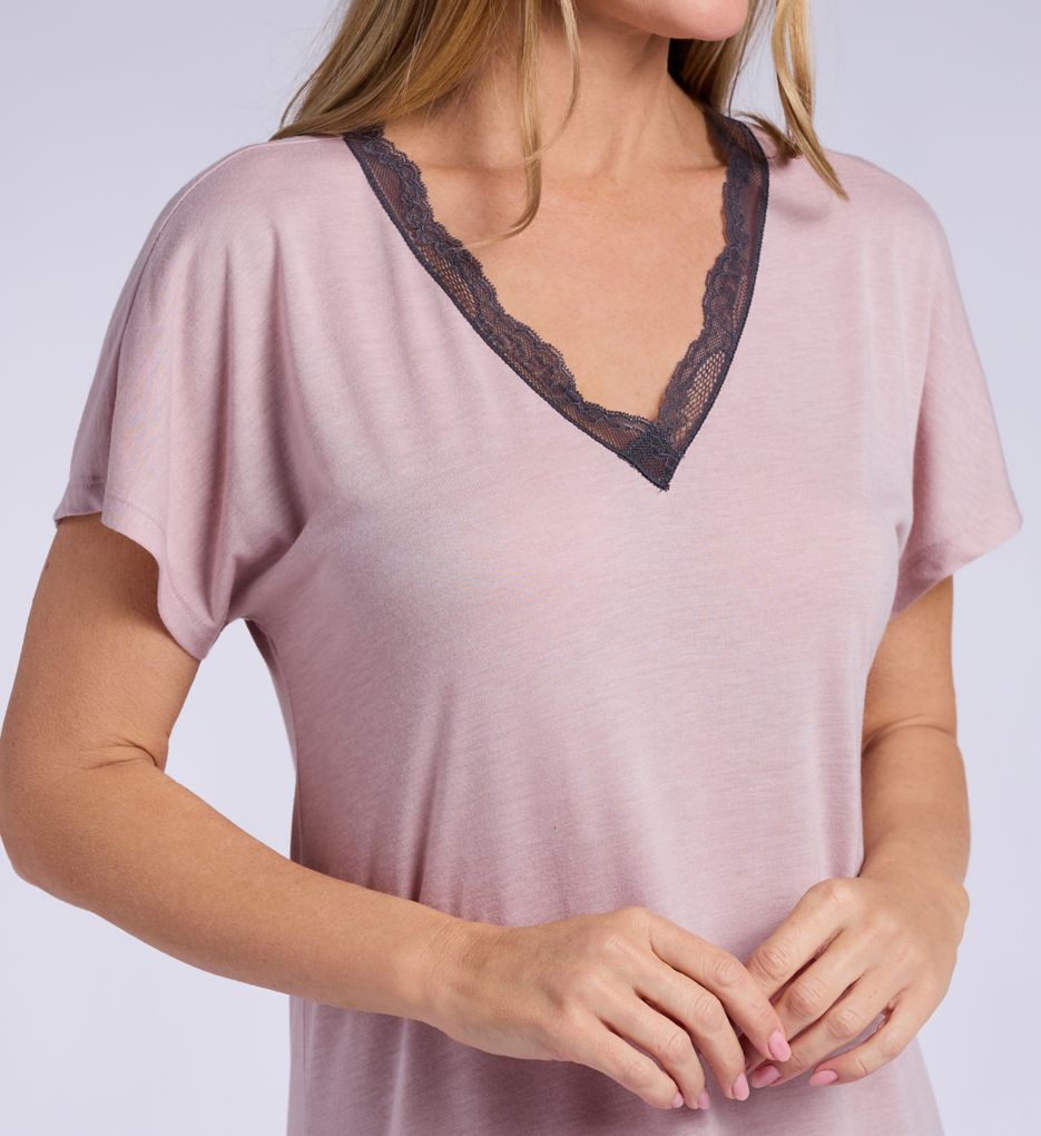 N by Natori Dhalia Knit Jersey Lace Lounger WC0002 - Image 3