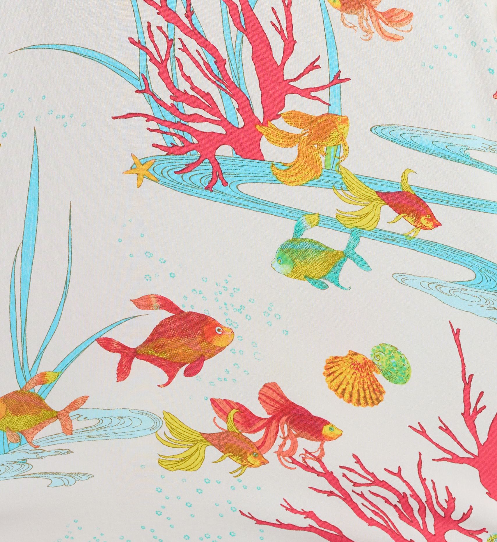 N by Natori Oceans Embrace Printed Challis Mandarin PJ Set XC6049 - Image 5