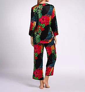 Harvest Satin Mandarin PJ Set