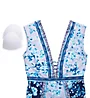 Nanette Lepore Lavender Trails Priya Plunge One Piece Swimsuit L010813N - Image 4