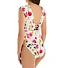 Nanette Lepore Silk Blossoms-White Priya One Piece Swimsuit L011026N - Image 2