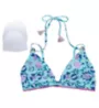 Nanette Lepore Porcelain Floral Francesca Fix Tri Swim Top L0T0749N - Image 4