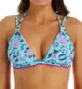 Nanette Lepore Porcelain Floral Francesca Fix Tri Swim Top L0T0749N - Image 1