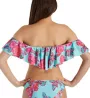 Nanette Lepore Wonderland Floral Tease Off The Shoulder Swim Top NL9AH81 - Image 2