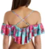 Nanette Lepore Wonderland Floral Tease Off The Shoulder Swim Top NL9AH81 - Image 3