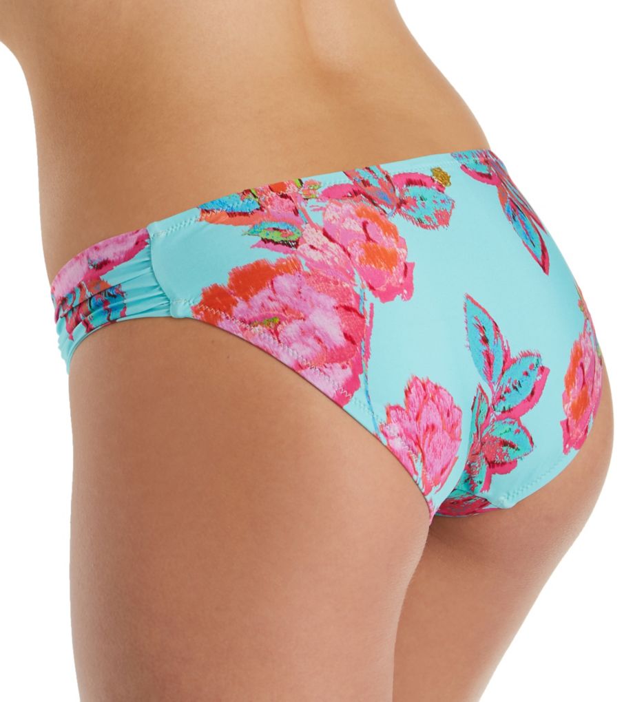 Wonderland Floral Siren Tab Side Brief Swim Bottom-bs