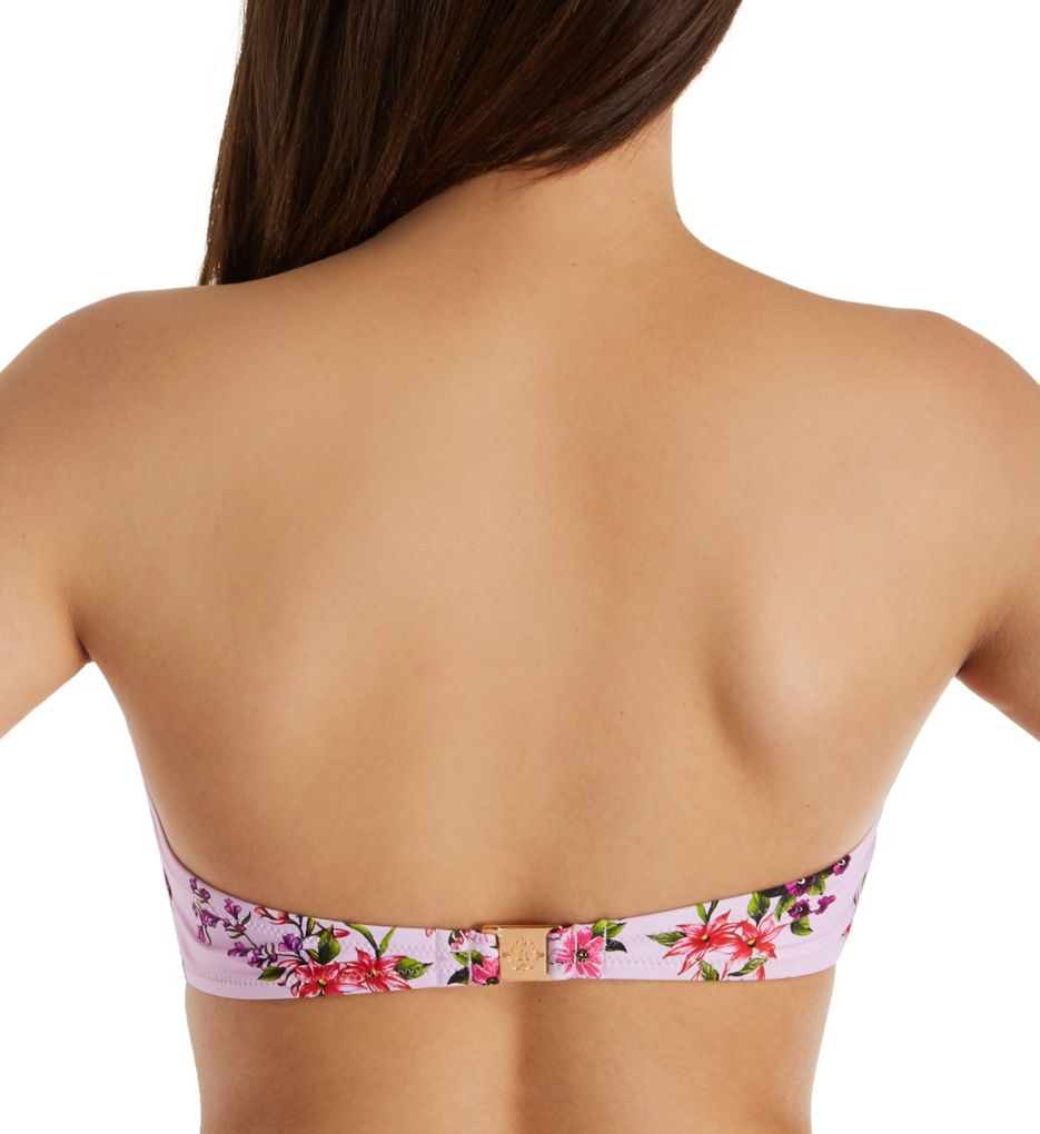 Victorian Floral Tease Convertible Bikini Swim Top-bs