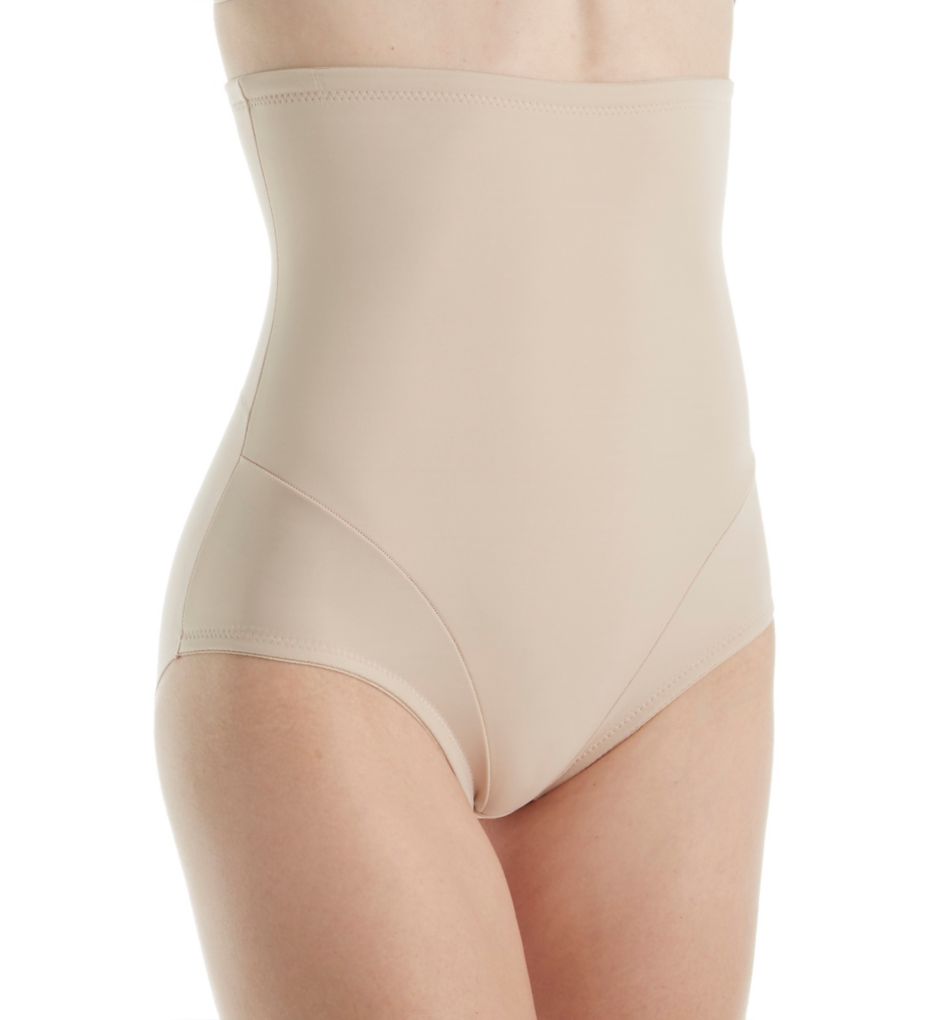 Naomi & Nicole (1958738) -- Naomi & Nicole 7085 Luxe Shaping Hi-Waist Brief with Back Magic (Cupid Nude XL)