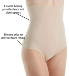 Luxe Shaping Hi-Waist Brief with Back Magic Cupid Nude L