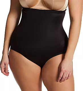 Plus Size Shaping Hi-Waist Brief With Back Magic Black XL