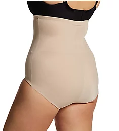 Plus Size Shaping Hi-Waist Brief With Back Magic