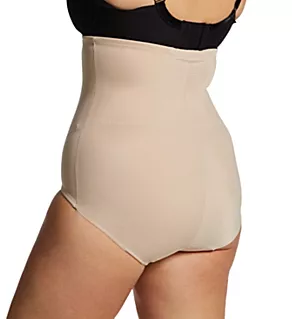 Plus Size Shaping Hi-Waist Brief With Back Magic