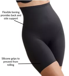 Luxe Shaping Hi-Waist Thigh Slimmer w/ Back Magic