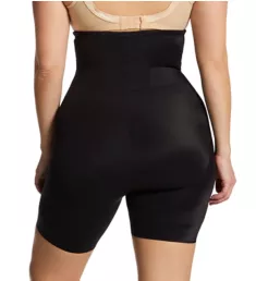 Plus Size Shaping Thigh Slimmer With Back Magic Black XL