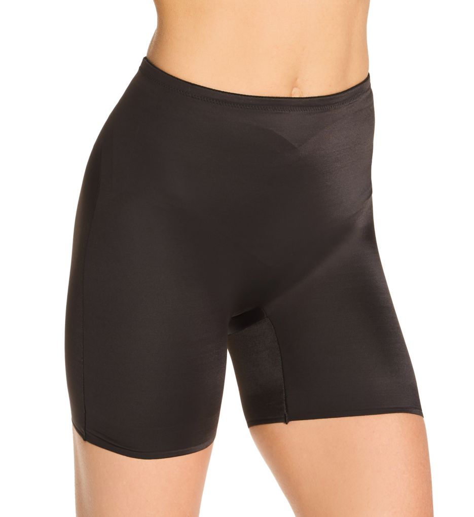 Unbelievable Comfort, Hi Waist Thigh Slimmer, 779, Black, Warm Beige, Naomi  & Nicole, Wonderful Edge