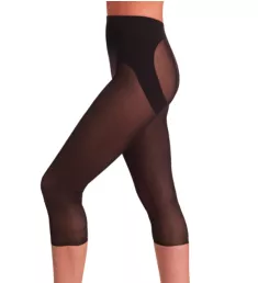 Sheer Rear Lifting Capri Pantliner Black S