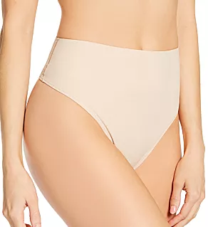 Sleek Solutions Waistline Thong Warm Beige S