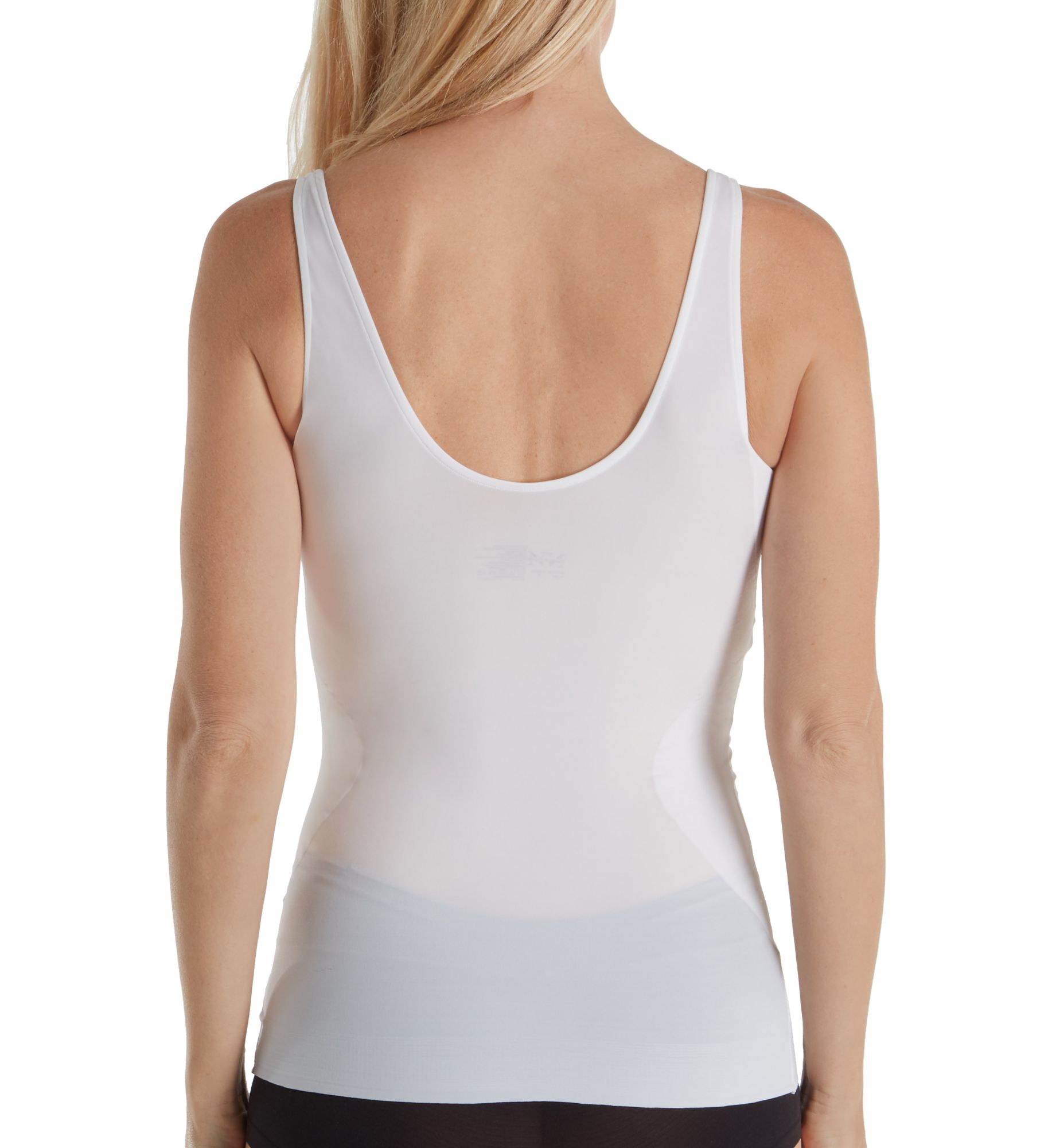 Naomi & Nicole No Side-Show Waist Shaping Tank White L  - Image 2