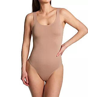 Real Smooth Thong Bodysuit Stucco S