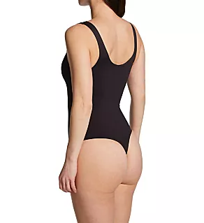 Real Smooth Thong Bodysuit Black S
