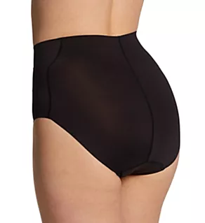 Real Smooth Waistline Wrap Crossover Brief Panty Black S