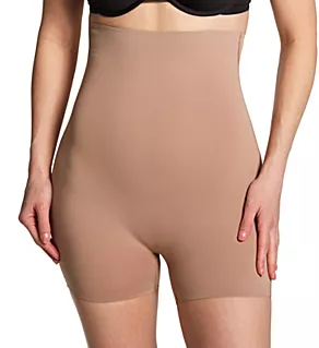 Real Smooth Hi-Waist Boyshort Stucco S