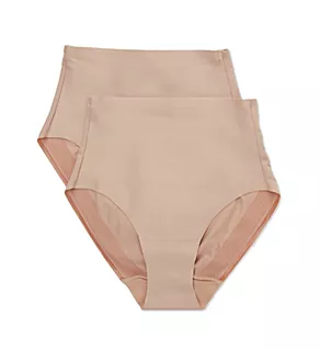 Everyday Smoothing Light Control Brief - 2 Pack Warm Beige S