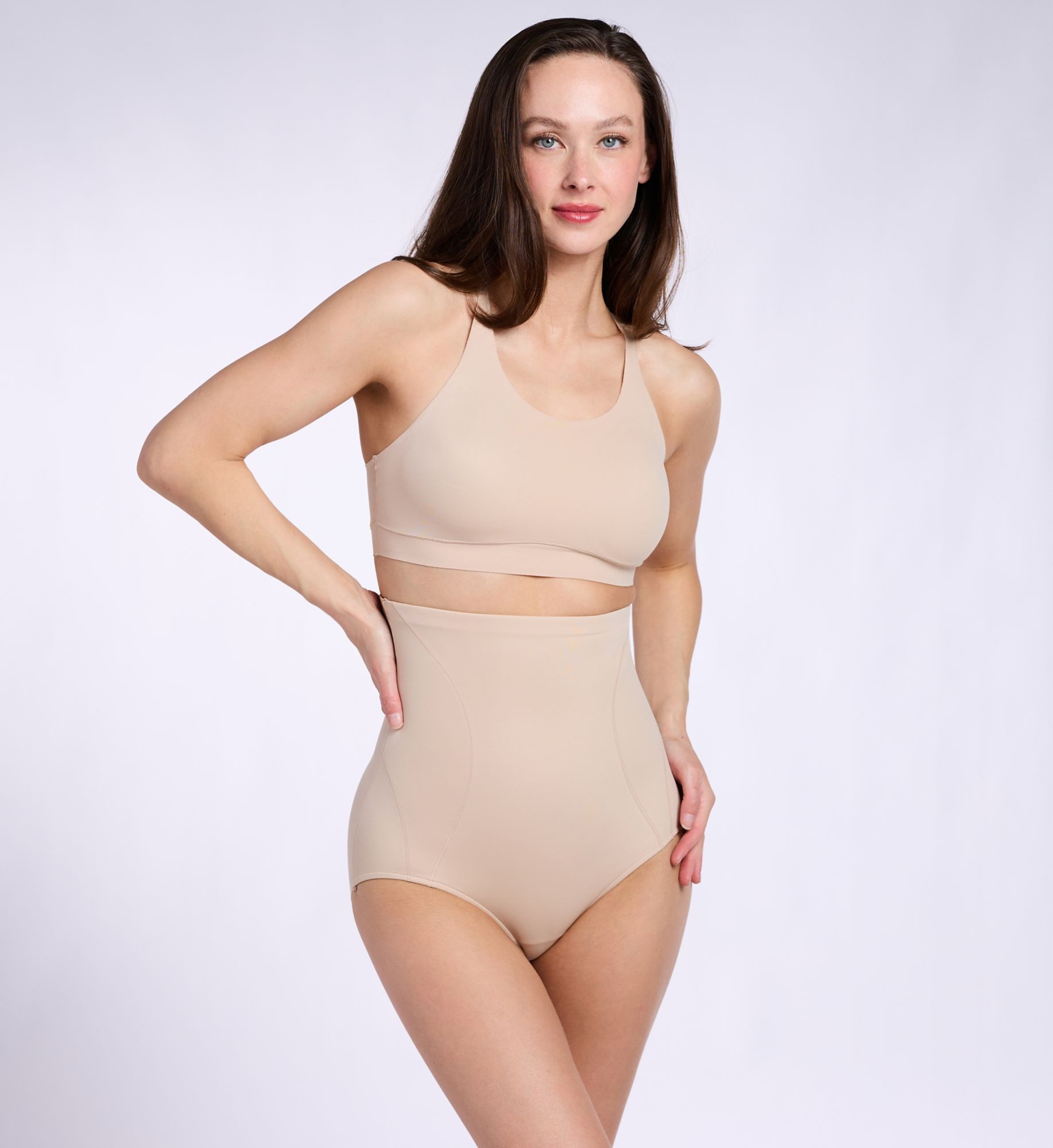 Naomi & Nicole Real Smooth Wireless Racerback Bralette 7563 - Image 5