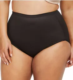 Plus Size Unbelievable Comfort Brief Black 1X