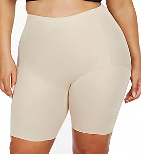 Plus Size Unbelievable Comfort Bike Short Warm Beige 1X