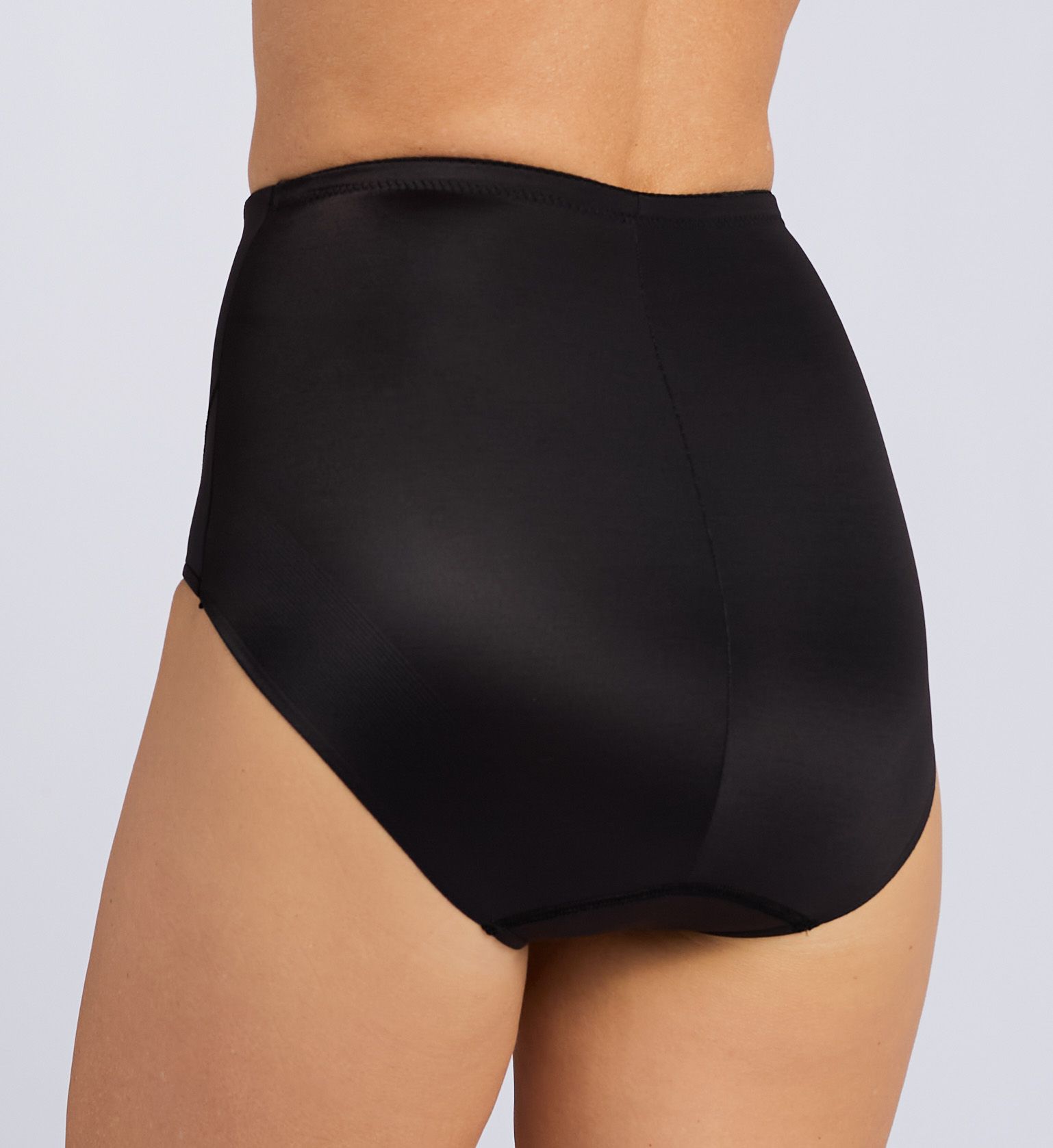 Naomi & Nicole Inside Magic Extra Firm Control Waistline Brief Black S  - Image 2