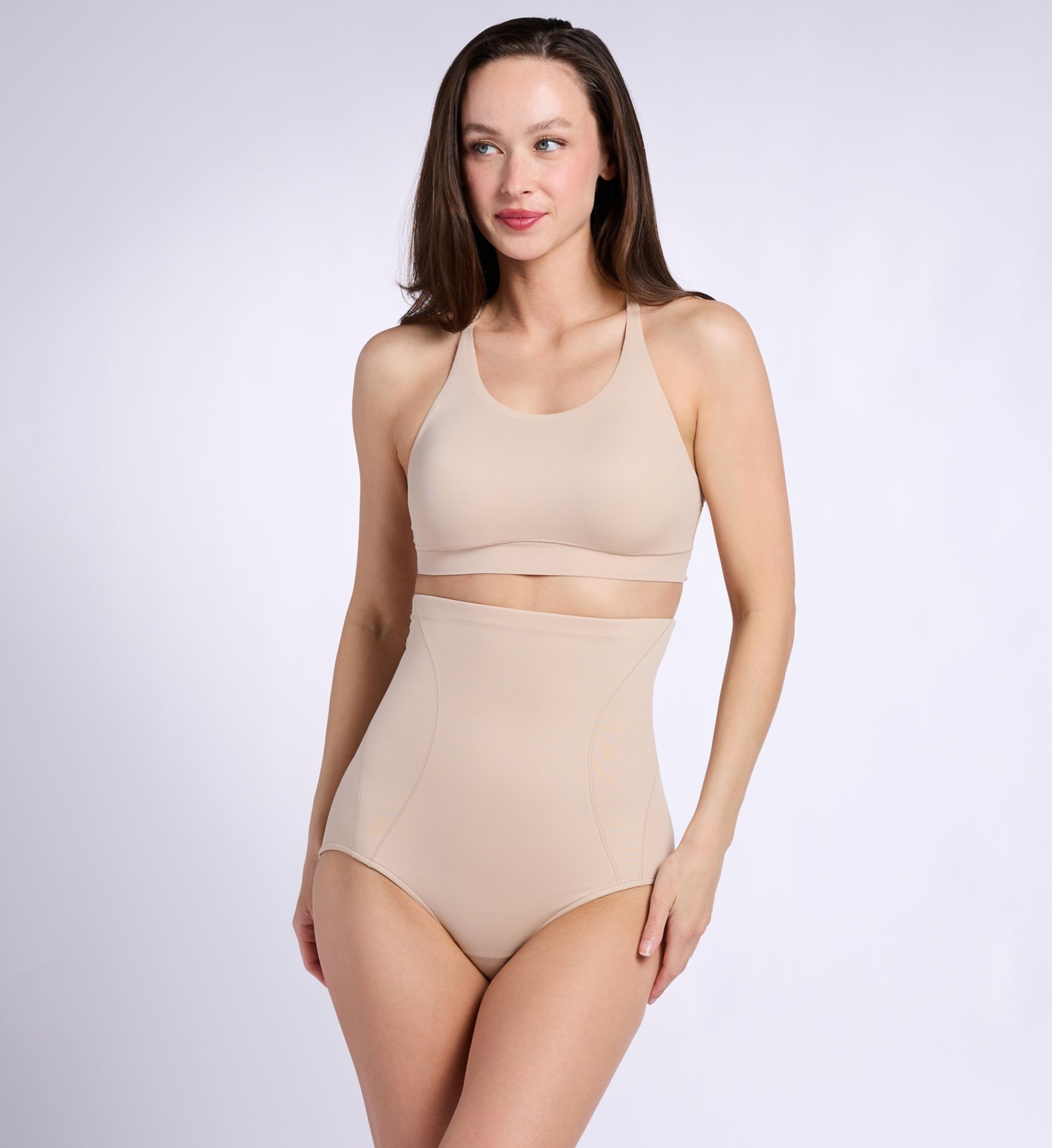 Naomi & Nicole Inside Magic High Waist Brief 7925  – Main View  – Front View  – Back View – Detail View – Detail View – Detail View