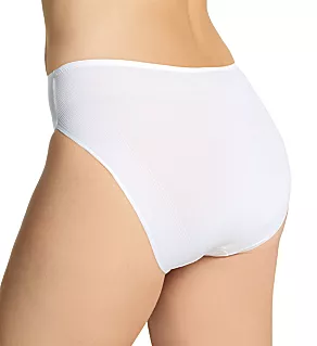 Wonderful Edge Hi Cut Brief Panty White M