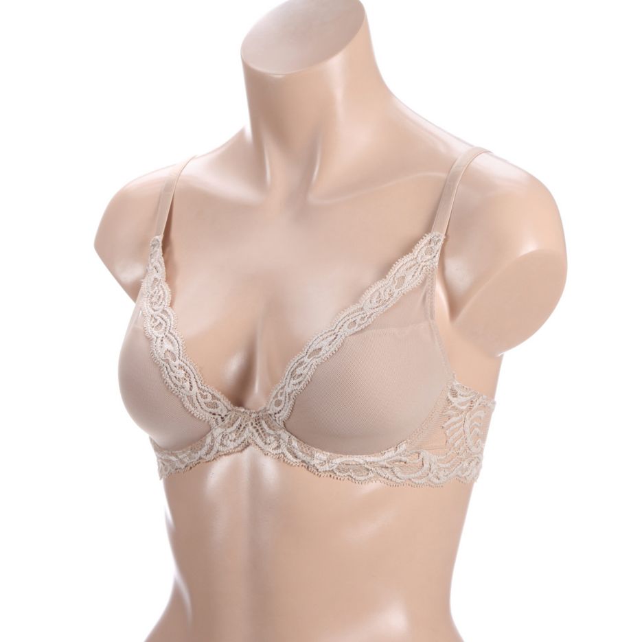 NATORI Cafe Feathers Plunge Bra, US 32G, UK 32F, India