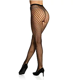 Double Weave Fishnet Tights Black S