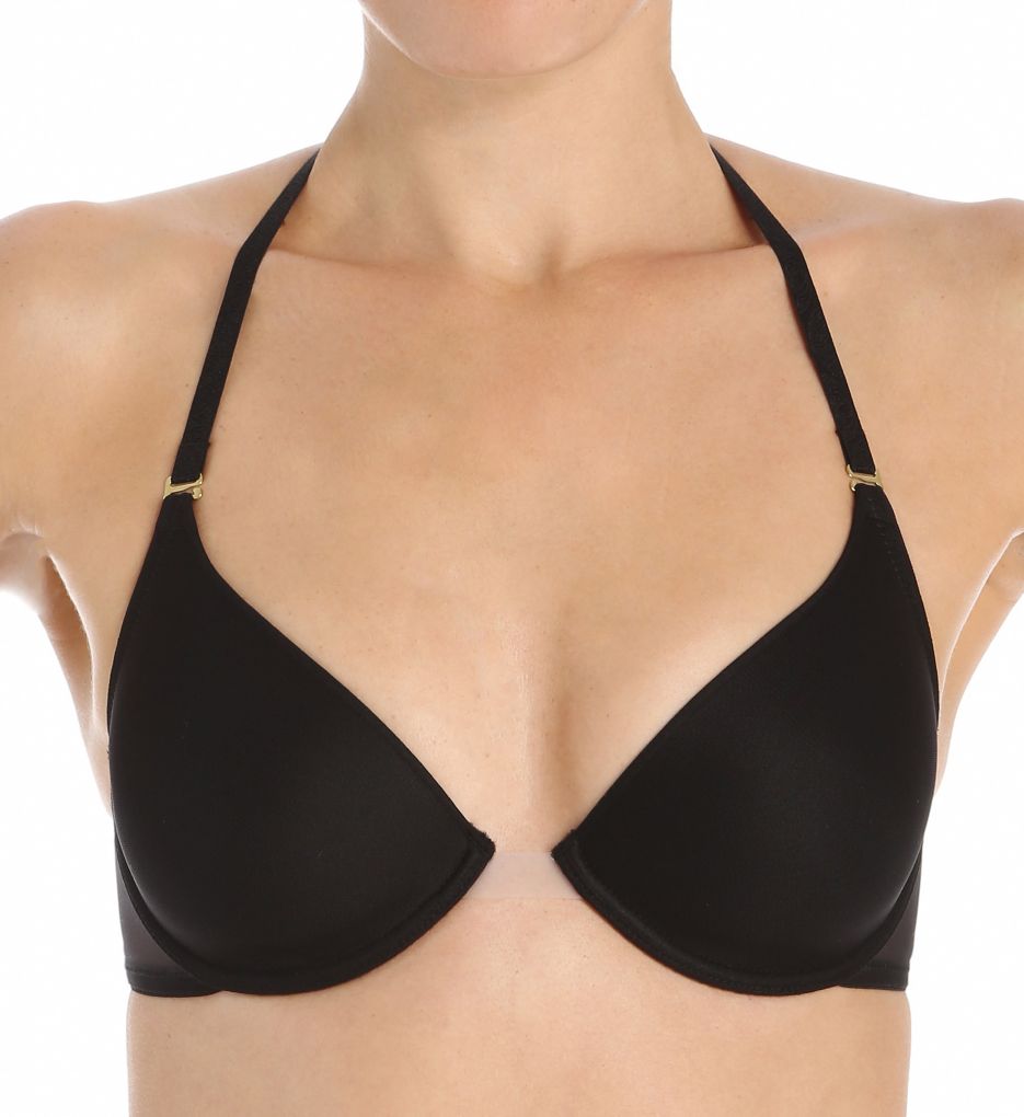 Sheer Mesh Convertible Contour Plunge Bra-cs2