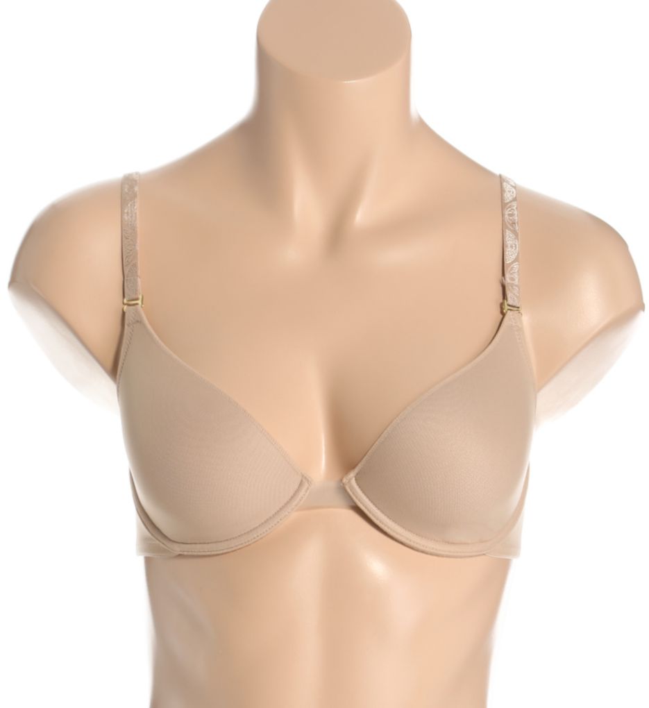 Sheer Mesh Convertible Contour Plunge Bra-fs