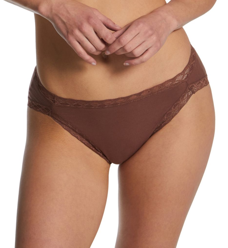 Natori Women's Bliss Cotton French Cut Panty in Beige | Plus Size 2XL | HerRoom.com