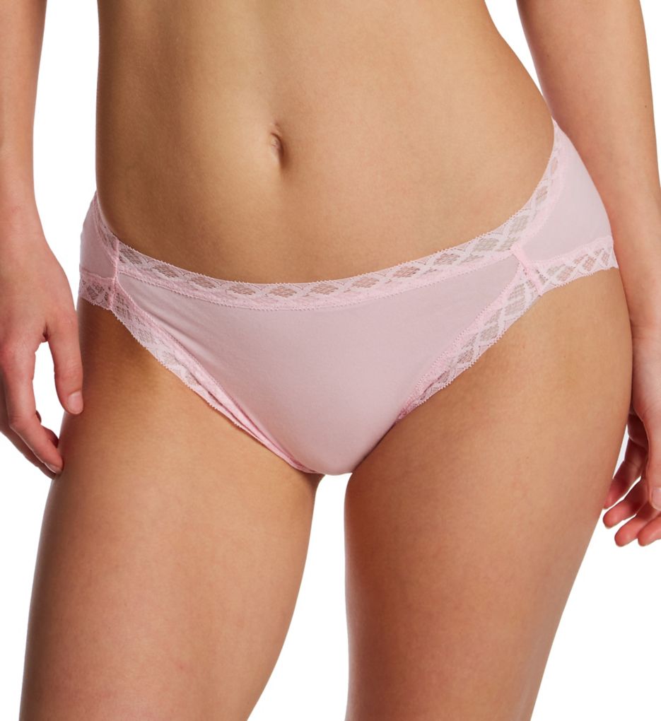 Natori Women's Bliss Cotton French Cut Panty in Perfect Pink | Plus Size Large | HerRoom.com