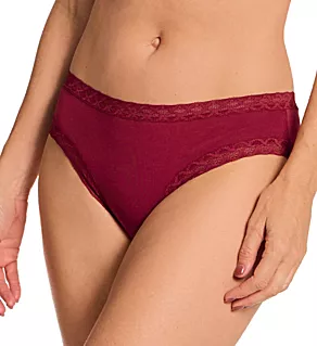 Bliss Cotton Girl Brief Panty Dark Red XS