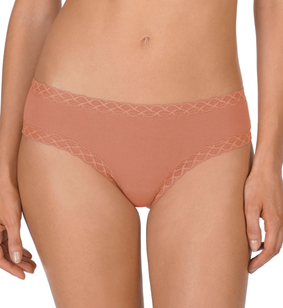 Natori Women's Bliss Cotton Girl Brief Panty in Pink | Plus Size 2XL | HerRoom.com